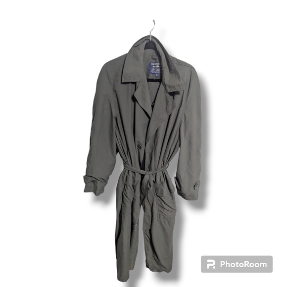 Tilley Endurables Vintage Water Resistant Trench Coat Olive Green Size Med - Picture 7 of 7